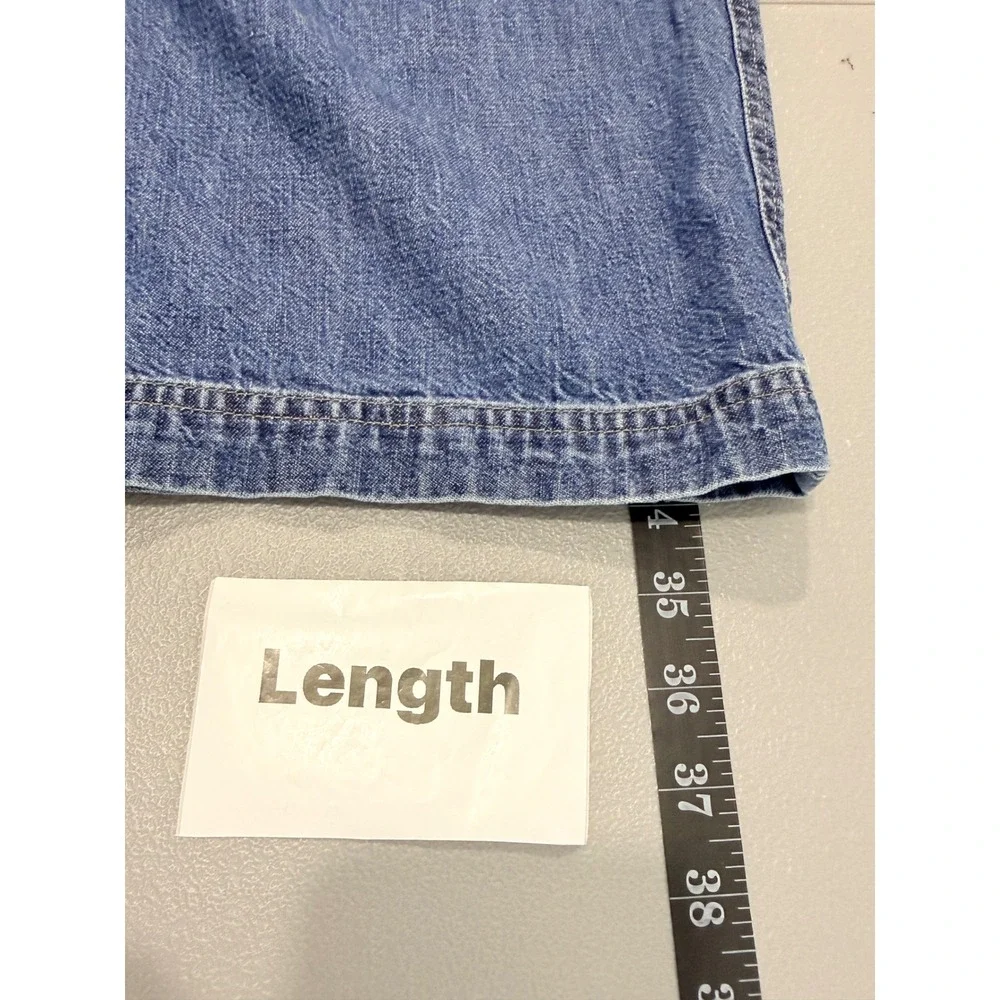 Vtg 90s Jones Sport Denim Maxi Jean Skirt Womens sz 10 Country Cowgirl Western